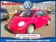 Greenbrier Volkswagen
1248 South Military Highway, Chesapeake, Virginia 23320 -- 888-263-6934
2010 Volkswagen New Beetle Pre-Owned
888-263-6934
Price: $13,989
LIFETIME Oil & Filter Changes.. Call Chris or Jay at 888-263-6934
Click Here to View All Photos