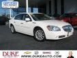 Duke Chevrolet Pontiac Buick Cadillac GMC
2016 North Main Street, Suffolk, Virginia 23434 -- 888-276-0525
2011 Buick Lucerne CXL Pre-Owned
888-276-0525
Price: $24,910
Call 888-276-0525 for your FREE Carfax Report
Click Here to View All Photos (30)
Up to 6