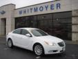Â .
Â 
2011 Buick Regal
$22995
Call (717) 428-7540 ext. 375
Whitmoyer Auto Group
(717) 428-7540 ext. 375
1001 East Main St,
Mount Joy, PA 17552
ONE OWNER!! LEATHER SEATING, ALLOYS........... www.whitmoyerautogroup.com The Friendliest Dealership in Lancaster
