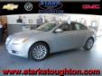 Stark Chevrolet Buick GMC
1509 hwy 51, stoughton, Wisconsin 53589 -- 877-312-7320
2011 Buick Regal CXL Pre-Owned
877-312-7320
Price: $21,988
Call for free CarFax report
Click Here to View All Photos (16)
Call for free CarFax report
Description:
Â 
Regal