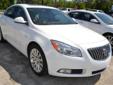 Price: $22730
Make: Buick
Model: Regal
Color: White
Year: 2011
Mileage: 26170
Check out this White 2011 Buick Regal CXL Turbo with 26,170 miles. It is being listed in Nashville, GA on EasyAutoSales.com.
Source: