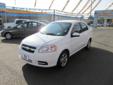 Orr Honda
4602 St. Michael Dr., Texarkana, Texas 75503 -- 903-276-4417
2011 Chevrolet Aveo LS Pre-Owned
903-276-4417
Price: $12,877
Receive a Free Vehicle History Report!
Click Here to View All Photos (24)
Ask About our Financing Options!
Description:
Â 