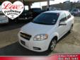 Â .
Â 
2011 Chevrolet Aveo LS Sedan 4D
$9999
Call
Love PreOwned AutoCenter
4401 S Padre Island Dr,
Corpus Christi, TX 78411
Love PreOwned AutoCenter in Corpus Christi, TX treats the needs of each individual customer with paramount concern. We know that you