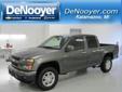 .
2011 Chevrolet Colorado LT w/1LT
$21706
Call (269) 628-8692 ext. 121
Denooyer Chevrolet
(269) 628-8692 ext. 121
5800 Stadium Drive ,
Kalamazoo, MI 49009
PRICED BELOW MARKET! THIS COLORADO WILL SELL FAST! -4-WHEEL DRIVE__ MP3 CD PLAYER__ CRUISE CONTROL__