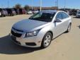 Orr Honda
4602 St. Michael Dr., Texarkana, Texas 75503 -- 903-276-4417
2011 Chevrolet Cruze LT Pre-Owned
903-276-4417
Price: $15,997
All of our Vehicles are Quality Inspected!
Click Here to View All Photos (24)
Ask About our Financing Options!