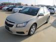 Orr Honda
4602 St. Michael Dr., Texarkana, Texas 75503 -- 903-276-4417
2011 Chevrolet Cruze LT Pre-Owned
903-276-4417
Price: $16,778
Ask About our Financing Options!
Click Here to View All Photos (24)
Receive a Free Vehicle History Report!
Description:
Â 