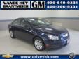 Â .
Â 
2011 Chevrolet Cruze
$15797
Call (920) 482-6244 ext. 228
Vande Hey Brantmeier Chevrolet Pontiac Buick
(920) 482-6244 ext. 228
614 North Madison,
Chilton, WI 53014
Cruze is conservatively styled, to be sure, but in our opinion it's a well designed,