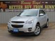 Â .
Â 
2011 Chevrolet Equinox
$22888
Call (855) 417-2309 ext. 222
Benny Boyd CDJ
(855) 417-2309 ext. 222
You Will Save Thousands....,
Lampasas, TX 76550
This Equinox is a 1 Owner with a Clean Vehicle History report. Heated Seats. Premium Pioneer Sound