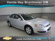 Vande Hey Brantmeier Chevrolet - Buick
614 N. Madison Str., Â  Chilton, WI, US -53014Â  -- 877-507-9689
2011 Chevrolet Impala LT Fleet
Price: $ 18,995
Call for AutoCheck report or any finance questions. 
877-507-9689
About Us:
Â 
At Vande Hey Brantmeier,