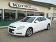 Westside Service
6033 First Street, Auburndale, Wisconsin 54412 -- 877-583-8905
2011 Chevrolet Malibu 1LT Pre-Owned
877-583-8905
Price: $16,995
Call for warranty info.
Click Here to View All Photos (15)
Call for warranty info.
Description:
Â 
THE CHEV