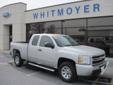 Â .
Â 
2011 Chevrolet Silverado 1500
$28495
Call (717) 428-7540 ext. 415
Whitmoyer Auto Group
(717) 428-7540 ext. 415
1001 East Main St,
Mount Joy, PA 17552
ONE OWNER!! CHROME WHEELS, TOW PACKAGE, RUNNING BOARDS, CONSOLE.............