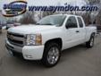Symdon Chevrolet
369 Union Street, Â  Evansville, WI, US -53536Â  -- 877-520-1783
2011 Chevrolet Silverado 1500 LT
Price: $ 28,924
Call for Financing 
877-520-1783
About Us:
Â 
Symdon Chevrolet Pontiac is your Madison area Chevrolet and Pontiac dealer,