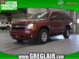 Price: $37425
Make: Chevrolet
Model: Tahoe
Color: Red Jewel Tintcoat
Year: 2011
Mileage: 31528
Bluetooth, Third Row Seating, 4X4...Traction Control..Why buy from Greg Lair Buick GMC? Exclusive Lifetime Powertrain Warranty at NO COST comes with used SUV