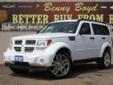 Â .
Â 
2011 Dodge Nitro Heat
$23495
Call (806) 553-7962 ext. 96
Benny Boyd Lubbock
(806) 553-7962 ext. 96
5721 Frankford Ave,
Lubbock, TX 79424
This Nitro is a 1 Owner w/a clean CarFax history report. Non-Smoker. LOW MILES! Just 22556. Premium Sound.