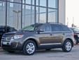 Ernie Von Schledorn Lomira
700 East Ave, Â  Lomira, WI, US -53048Â  -- 877-476-2266
2011 Ford Edge Limited Factory Exec AWD Heated/Memory Leather SYNC Navigati
Price: $ 29,995
Call for a free Auto Check Report 
877-476-2266
About Us:
Â 
Ernie von Schledorn