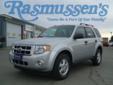 Â .
Â 
2011 Ford Escape
$25000
Call 800-732-1310
Rasmussen Ford
800-732-1310
1620 North Lake Avenue,
Storm Lake, IA 50588
Our 2011 Escape XLT 4WD offers five-passenger seating and five doors, including the rear lift-gate. Packing a standard 2.5-liter DOHC