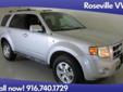 Roseville VW
Have a question about this vehicle?
Call Internet Sales at 916-877-4077
Click Here to View All Photos (43)
2011 Ford Escape Limited Pre-Owned
Price: $22,788
Mileage: 29058
Condition: Used
Exterior Color: Silver
Body type: 4D Sport Utility