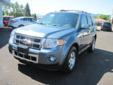 Price: $23990
Make: Ford
Model: Escape
Color: Steel Blue Metallic
Year: 2011
Mileage: 31861
AWD. Terrific fuel economy for an SUV! Super gas saver! Ford has outdone itself with this attractive 2011 Ford Escape. It just doesn't get any better at this