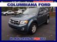 Â .
Â 
2011 Ford Escape XLT
$20988
Call (330) 400-3422 ext. 211
Columbiana Ford
(330) 400-3422 ext. 211
14851 South Ave,
Columbiana, OH 44408
CARFAX: Buy Back Guarantee, Clean Title, No Accident. 2011 Ford Escape XLT. $4,000 below NADA Retail Value. We make