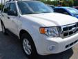 Price: $18450
Make: Ford
Model: Escape
Color: White
Year: 2011
Mileage: 28800
Check out this White 2011 Ford Escape XLT with 28,800 miles. It is being listed in Nashville, GA on EasyAutoSales.com.
Source: