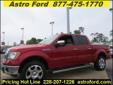 .
2011 Ford F-150
$32700
Call (228) 207-9806 ext. 341
Astro Ford
(228) 207-9806 ext. 341
10350 Automall Parkway,
D'Iberville, MS 39540
AWD gives you confident maneuvering even in inclement weather. This car easily accelerates at any speed. The exterior is