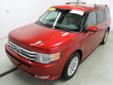 Preferred Chevrolet, Buick, GMC
(616) 795-1611
2011 Ford Flex
2011 Ford Flex
Red Candy Metallic Tinted Clearcoat / Medium Light Stone
40,348 Miles / VIN: 2FMHK6CC0BBD29879
Contact Dan Benham/Kraig Noble at Preferred Chevrolet, Buick, GMC
at 1701 S Beacon