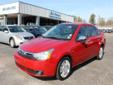 Â .
Â 
2011 Ford Focus
$16100
Call
Bob Palmer Chancellor Motor Group
2820 Highway 15 N,
Laurel, MS 39440
Contact Ann Edwards @601-580-4800 for Internet Special Quote and more information.
Vehicle Price: 16100
Mileage: 39876
Engine: Gas I4 2.0L/121
Body