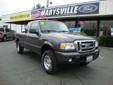 Marysville Ford
3520 136th St NE, Marysville, Washington 98270 -- 888-360-6536
2011 Ford Ranger Pre-Owned
888-360-6536
Price: $21,773
Call for a Free Carfax!
Click Here to View All Photos (15)
All Vehicles Pass a Multi Point Inspection!
Description:
Â 