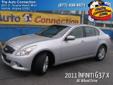 Â .
Â 
2011 Infiniti G37 Sedan
$26695
Call 757-461-5040
The Auto Connection
757-461-5040
6401 E. Virgina Beach Blvd.,
Norfolk, VA 23502
***WHY BUY NEW??*** Beautiful 2011 Infiniti G37x - AWD - with only 26K miles. One Owner! Clean CARFAX! Non-smoker! V6,