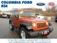 Â .
Â 
2011 Jeep Wrangler
$24878
Call (860) 724-4073 ext. 672
Columbia Ford Kia
(860) 724-4073 ext. 672
234 Route 6,
Columbia, CT 06237
New In Stock. Isn't it time for a Jeep?... 4 Wheel Drive!!!4X4!!!4WD.. Hold on to your seats!! Safety equipment includes: