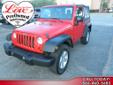 Â .
Â 
2011 Jeep Wrangler Sport SUV 2D
$21599
Call
Love PreOwned AutoCenter
4401 S Padre Island Dr,
Corpus Christi, TX 78411
Love PreOwned AutoCenter in Corpus Christi, TX treats the needs of each individual customer with paramount concern. We know that you