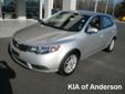 Â .
Â 
2011 Kia Forte 5-Door
$19325
Call (877) 638-8845 ext. 7
Kia of Anderson
(877) 638-8845 ext. 7
5281 highway 76,
Pendleton, SC 29670
Please call us for more information.
Vehicle Price: 19325
Mileage: 5577
Engine: Gas I4 2.0L/122
Body Style: Hatchback