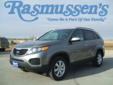 Â .
Â 
2011 Kia Sorento
$24000
Call 712-732-1310
Rasmussen Ford
712-732-1310
1620 North Lake Avenue,
Storm Lake, IA 50588
Our 2011 Kia Sorento is a slick-looking, powerful hauler with good marks from owners and reviewers for room, comfort and convenience of