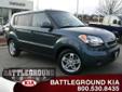 Â .
Â 
2011 Kia Soul
$18995
Call 336-282-0115
Battleground Kia
336-282-0115
2927 Battleground Avenue,
Greensboro, NC 27408
This 2011 Kia Soul + offers unique and hip style with good fuel economy, an impressive list of standard safety features and a roomy