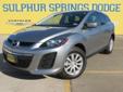Â .
Â 
2011 Mazda CX-7 i Sport
$17500
Call (903) 225-2865 ext. 67
Sulphur Springs Dodge
(903) 225-2865 ext. 67
1505 WIndustrial Blvd,
Sulphur Springs, TX 75482
Beautiful Silver, clean inside and out, great on gas, ready to go!!!! Non-Smoker. LOW MILES!!!