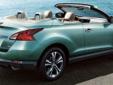 Â .
Â 
2011 Nissan Murano CrossCabriolet
$1
Call (888) 692-6988 ext. 357
Nissan of Newport News
(888) 692-6988 ext. 357
12925 Jefferson Avenue,
Newport News, VA 23608
Vehicle Price: 1
Mileage: 0
Engine: Gas V6 3.5L/
Body Style: Convertible
Transmission: -