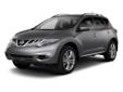 2011 Nissan Murano SL - $21,199
Murano SL, 4D Sport Utility, 3.5L V6 DOHC 24V, CVT, AWD, Brilliant Silver Metallic, and Black w/Leather Appointed Seat Trim. Cargo capacity aplenty. Are you looking for an used vehicle that is in incredible condition? Well,