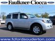2011 Nissan Pathfinder S - $20,988
Excellent Condition, LOW MILES - 31,452! JUST REPRICED FROM $23,000, $700 below Kelley Blue Book! Third Row Seat, 4x4, CD Player, Head Airbag, Hitch, Aluminum Wheels, . AND MORE!KEY FEATURES INCLUDE: CD Player, Trailer