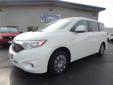 2011 Nissan Quest S - $16,869
More Details: http://www.autoshopper.com/used-trucks/2011_Nissan_Quest_S_Lawrenceburg_TN-43261433.htm
Click Here for 7 more photos
Miles: 68224
Engine: 3.5L V6
Stock #: TT002695
Williams Auto Sales
931-762-9525