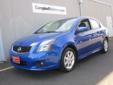 Campbell Nelson Nissan VW
2011 Nissan Sentra Pre-Owned
$17,950
CALL - 800-552-2999
(VEHICLE PRICE DOES NOT INCLUDE TAX, TITLE AND LICENSE)
Exterior Color
Blue Metallic
Mileage
20750
Body type
Sedan Certified
Price
$17,950
Year
2011
Model
Sentra
Condition