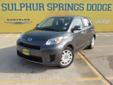 Â .
Â 
2011 Scion xD Hatchback
$14100
Call (903) 225-2865 ext. 344
Sulphur Springs Dodge
(903) 225-2865 ext. 344
1505 WIndustrial Blvd,
Sulphur Springs, TX 75482
AWESOME!! This xD has a clean vehicle history report. Non-Smoker. Easy to use Steering Wheel