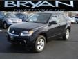 Bryan Honda
2011 SUZUKI Grand Vitara Pre-Owned
$18,000
CALL - 888-619-9585
(VEHICLE PRICE DOES NOT INCLUDE TAX, TITLE AND LICENSE)
Stock No
126385A
Transmission
Automatic
Exterior Color
BLACK
Mileage
15150
Price
$18,000
Year
2011
VIN
JS3TE0D24B4100934