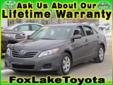 Fox Lake Toyota/Scion
75 S US Highway 12, Â  Fox Lake , IL, US -60020Â  -- 847-497-9085
2011 Toyota Camry LE
Low mileage
Price: $ 17,992
Click here for finance approval 
847-497-9085
About Us:
Â 
Â 
Contact Information:
Â 
Vehicle Information:
Â 
Fox Lake