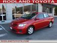 .
2011 Toyota Corolla LE
$16946
Call (425) 344-3297
Rodland Toyota
(425) 344-3297
7125 Evergreen Way,
Everett, WA 98203
ONE OWNER! GAS SAVINGS at 26 CITY MPG and 34 HWY MPG. *** JUST ANNOUNCED! 1.9% FOR ALL CERTIFIED MODELS JANUARY 8, 2013 THROUGH APRIL