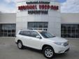 Northwest Arkansas Used Car Superstore
Have a question about this vehicle? Call 888-471-1847
2011 Toyota Highlander Base
Price: $ 33,670
Engine: Â 6 Cyl.
Body: Â SUV
Mileage: Â 13995
Vin: Â 5TDBK3EH4BS077361
Color: Â White
Transmission: Â Automatic
Stock