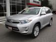 .
2011 Toyota Highlander Hybrid Limited
$32897
Call (425) 341-1789
Rodland Toyota
(425) 341-1789
7125 Evergreen Way,
Financing Options!, WA 98203
NAVAGATION***LEATHER/HEATED SEATS***ROOFRACK!*** Effective October 1 through November 3, 2014, TFS is