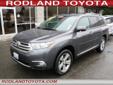 Â .
Â 
2011 Toyota Highlander Limited 4WD
$35996
Call 503-547-4011
Rodland Toyota
503-547-4011
7125 Evergreen Way,
Everett, WA 98203
Vehicle Price: 35996
Mileage: 10569
Engine: 3.5L V6
Body Style: 4 Dr SUV
Transmission: Automatic
Exterior Color: Gray
