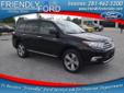 Friendly Ford of Crosby
Driven To Satisfy You! 
281-462-3200
2011 Toyota Highlander Limited
Financing Available
Â Ask for Ramiro or Tony: $ 37,991
Â 
Contact to get more details 
281-462-3200 
OR
Â Â  Â Â 
Transmission:Â 5 Speed Automatic
Engine:Â 6 Cyl.