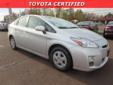 2011 Toyota Prius II FWD - $16,790
MP3 CD PLAYER, KEYLESS START, AUTOMATIC HEADLIGHTS, KEYLESS ENTRY, REAR SPOILER, AND TIRE PRESSURE MONITORS. THIS PRIUS IS CERTIFIED! CARFAX ONE OWNER! LOW MILES FOR A 2011! VALUE PRICED BELOW THE MARKET! POPULAR COLOR