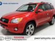 .
2011 Toyota RAV4
$20999
Call (309) 740-7339 ext. 43
Peoria Toyota Scion
(309) 740-7339 ext. 43
7401 N Allen Rd,
Peoria, IL 61614
Calling all enthusiasts for this sleek and dynamic certified 2011 Toyota RAV4 Sport. Take pleasure in the quick shifting